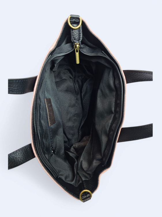 Skórzana damska torba Aurilia róż