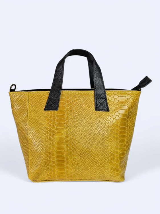 Skórzana damska torba Aurilia musztardowa