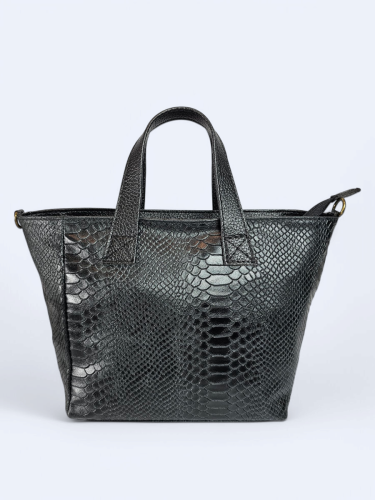 Skórzana damska torba Aurilia czarna