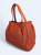 Pleciona torba koszyk pomarańczowa